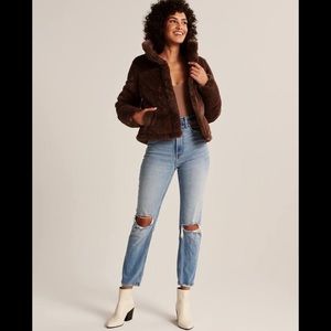 Genuine Fur Bomber Jacket - Coat